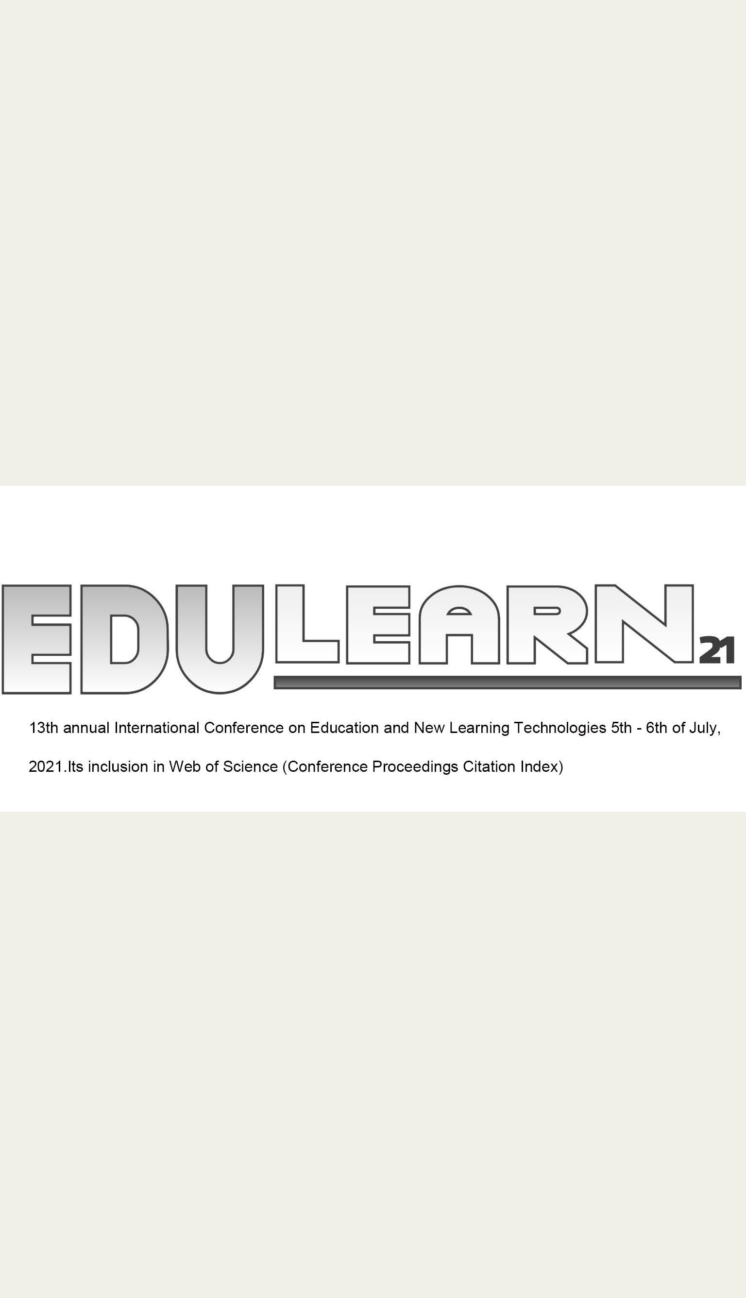 CPCI會(huì)議 EDULEARN 2021 征稿